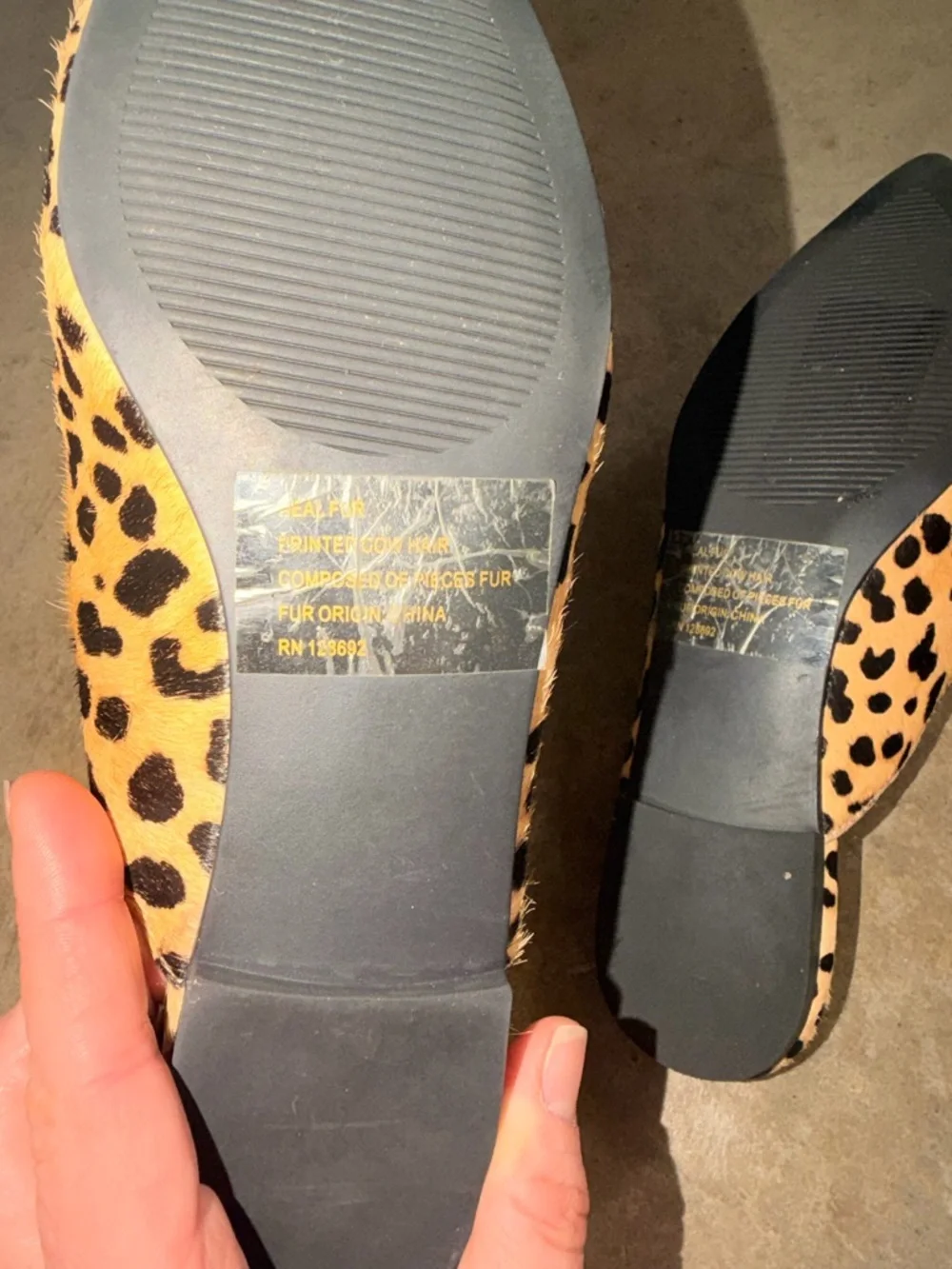 Steve Madden Leopard-Print Pointed Mule with Gold Chain - Size 6.5 - NWOT - Picture 8 of 15